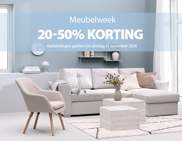 Meubelweek | 20-50% korting op alle indoor meubelen